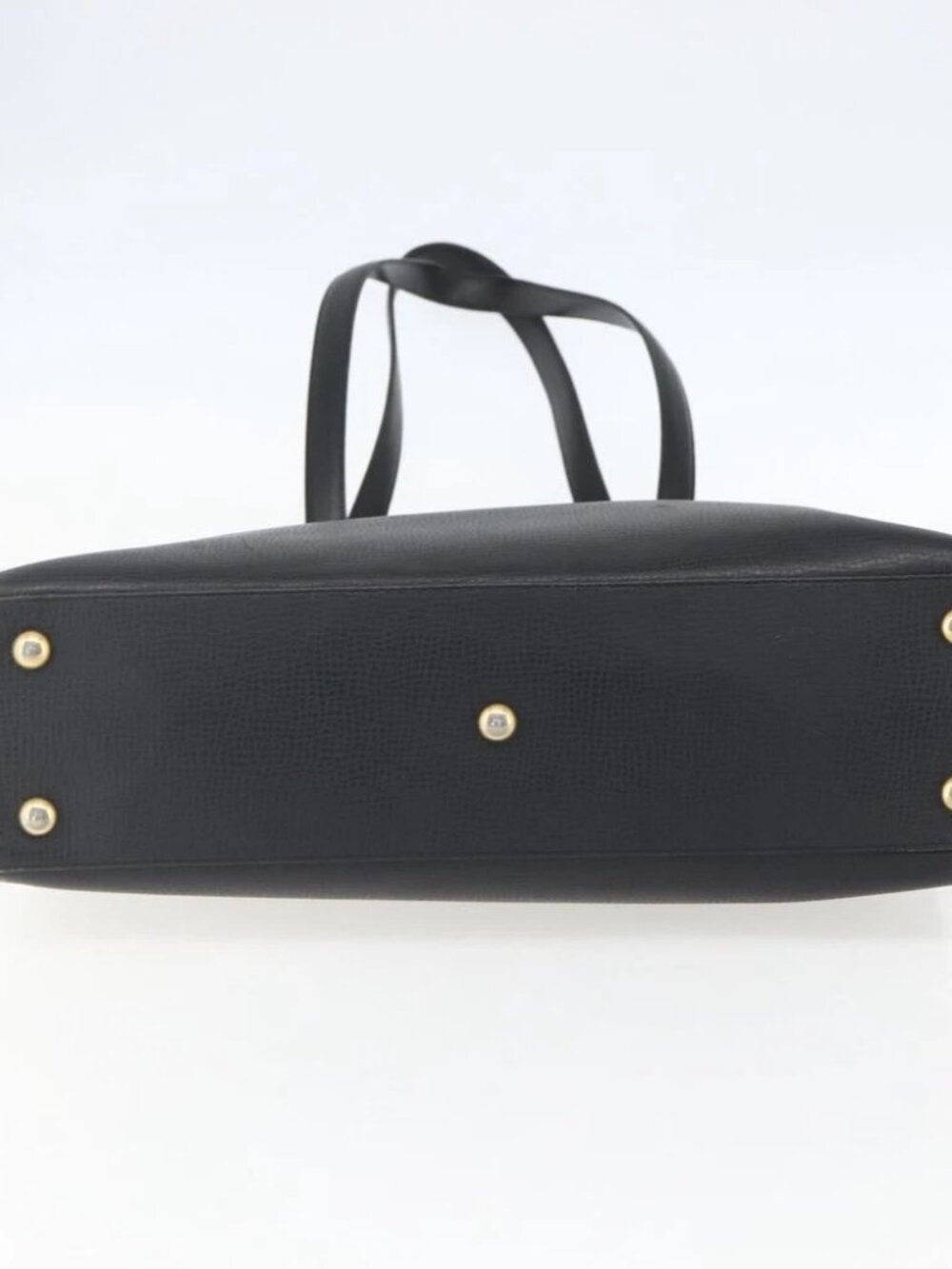 Christian Dior Hand Bag Leather Black Gold - Picture 6 of 16